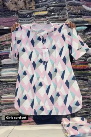 Casual Regular Sleeves Striped Women Multicolor Cord Set