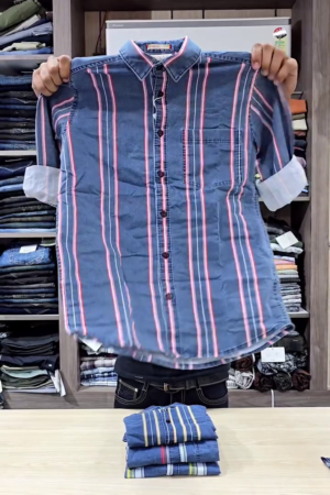 Men’s Long Sleeves Striped Shirts