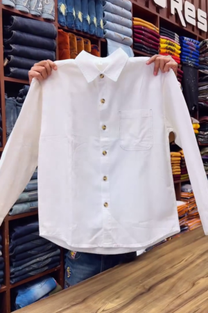 Men’s White Full Sleeve Shirts