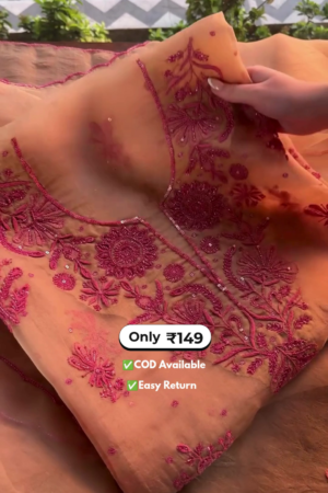 Women's Chikankari Kurti with Amazing Embroidery Work