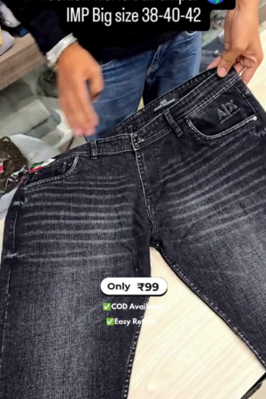 Men’s Black Jeans with Pockets