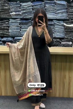 Women’s Long Kurti with Palazzo