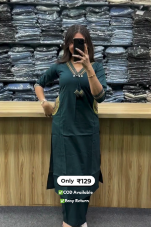 Women’s Kurta Set with Pockets