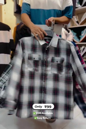 Men's Checkes Full Sleeve Shirt