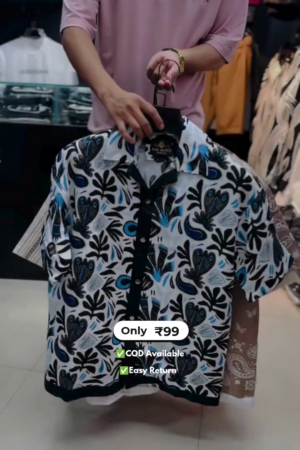 Men's Printed Beach Half Sleeve Shirt